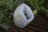 Polished Blue Lace Agate Standing Free Forms  x 3 From Nsanje, Malawi - Toprock Gemstones and Minerals 