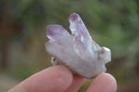 Natural Window Amethyst Crystal Specimens  x 12 From Chiredzi, Zimbabwe