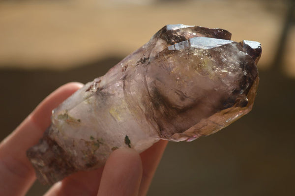 Natural Sceptre & Skeletal Amethyst Quartz Crystals  x 2 From Chiredzi, Zimbabwe