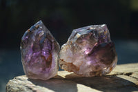 Natural New Window Amethyst Crystals  x 6 From KZN, South Africa - Toprock Gemstones and Minerals 