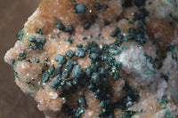 Natural Rare Ball Malachite On Drusy Quartz & Dolomite Matrix  x 2 From Kambove, Congo - Toprock Gemstones and Minerals 