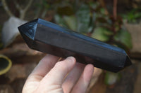 Polished Double Terminated Black Basalt Points  x 3 From Madagascar - Toprock Gemstones and Minerals 