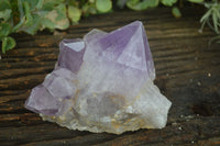 Natural Jacaranda Amethyst Clusters  x 3 From Mumbwa, Zambia - Toprock Gemstones and Minerals 