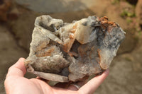 Natural Rare Bladed Barite Specimens  x 2 From Tenke Fungurume, Congo - TopRock