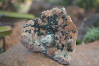 Natural Rare Ball Malachite On Drusy Quartz & Dolomite Matrix  x 2 From Kambove, Congo - Toprock Gemstones and Minerals 