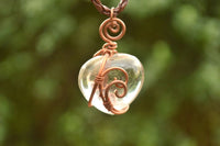 Polished Mixed Jewellery Free Forms With Copper Art Wire Pendants x 6 From Southern Africa - TopRock