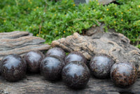 Polished Small Specular Gemmy Garnet Spheres x 9 From Madagascar - TopRock