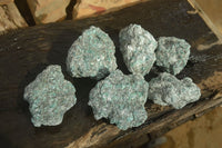 Natural Rare Emerald Mica In Matrix Cobbed Specimens x 6 From Mutoko, Zimbabwe