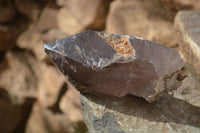 Polished Double Terminated Smokey Quartz Crystals  x 2 From Southern Africa