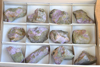 Natural Selected Stichtite & Green Serpentine (Atlantisite) Cobbed Specimens  x 12 From Barberton, South Africa - TopRock