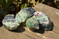 Natural Cobbed Watermelon Fluorite Specimens  x 4 From Uis, Namibia - TopRock