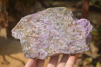 Natural Rough Stichtite Specimens x 2 From Barberton, South Africa