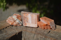 Natural New Sunset Orange Calcite Specimens  x 24 From Spitzkop, Namibia - Toprock Gemstones and Minerals 