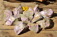 Natural Selected Stichtite & Green Serpentine (Atlantisite) Cobbed Specimens  x 12 From Barberton, South Africa - TopRock