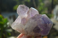 Natural Jacaranda Amethyst Clusters x 2 From Zambia