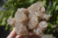 Natural Cascading Smokey Quartz Clusters x 2 From Luena, Congo