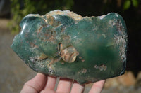 Polished One Side Polished Emerald Mtorolite Plates  x 3 From Zimbabwe - Toprock Gemstones and Minerals 