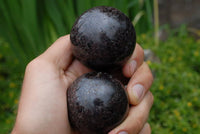 Polished Small Specular Gemmy Garnet Spheres x 9 From Madagascar - TopRock