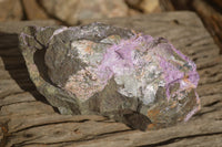 Natural Rough Stichtite Specimens x 2 From Barberton, South Africa