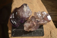 Natural Large Window Amethyst Crystal Specimens  x 6 From Chiredzi, Zimbabwe