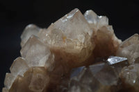 Natural Cascading Smokey Quartz Clusters x 2 From Luena, Congo