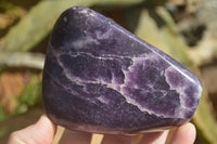 Polished Gem Lithium Mica Lepidolite Standing Free Forms  x 2 From Zimbabwe - Toprock Gemstones and Minerals 