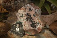 Natural Rare Ball Malachite On Drusy Quartz & Dolomite Matrix  x 1 From Kambove, Congo