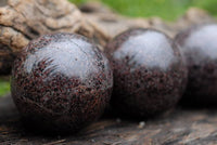 Polished Small Specular Gemmy Garnet Spheres x 9 From Madagascar - TopRock