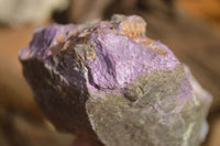 Natural Rough Stichtite Specimens x 2 From Barberton, South Africa