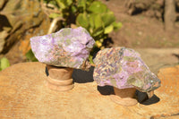 Natural Selected Stichtite & Green Serpentine (Atlantisite) Cobbed Specimens  x 12 From Barberton, South Africa - TopRock