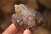 Natural Window Amethyst Crystal Specimens  x 6 From Chiredzi, Zimbabwe