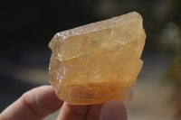 Natural Honey Aragonite Etched & Cobbed Pieces  x 35 From Namibia