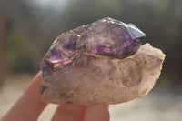 Natural Window Amethyst Crystal Specimens  x 6 From Chiredzi, Zimbabwe