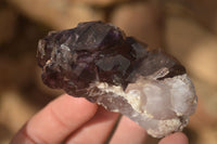 Natural Large Window Amethyst Crystal Specimens  x 6 From Chiredzi, Zimbabwe