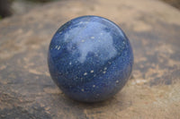 Polished Blue Lazulite Spheres  x 2 From Madagascar - Toprock Gemstones and Minerals 