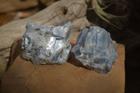 Natural New Sky Blue Calcite Specimens  x 24 From Spitzkop, Namibia