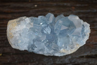 Natural Blue Celestite Crystal Specimens  x 2 From Madagascar - Toprock Gemstones and Minerals 