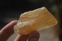 Natural Honey Aragonite Etched & Cobbed Pieces  x 35 From Namibia