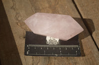 Polished Double Terminated Rose Quartz Points x 4 From Ambatondrazaka, Madagascar