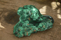 Natural Chatoyant Silky Malachite Specimens  x 4 From Kasompe, Congo