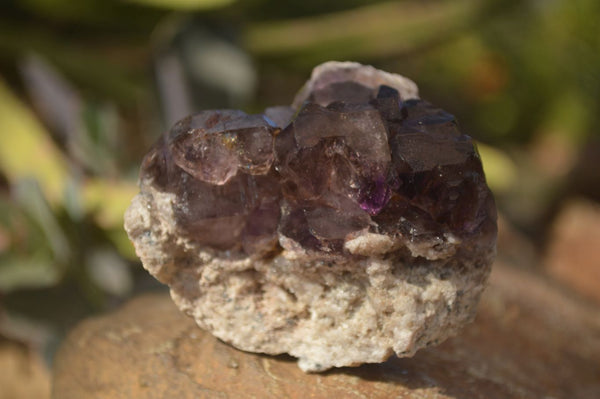 Natural Large Window Amethyst Crystal Specimens  x 6 From Chiredzi, Zimbabwe