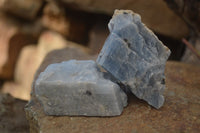 Natural New Sky Blue Calcite Specimens  x 24 From Spitzkop, Namibia