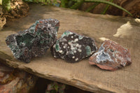 Natural Rare Ball Malachite On Drusy Quartz & Dolomite Matrix  x 3 From Likasi, Congo - Toprock Gemstones and Minerals 