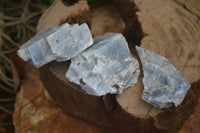 Natural New Sky Blue Calcite Specimens  x 24 From Spitzkop, Namibia