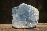 Natural Blue Celestite Crystal Specimens  x 2 From Madagascar - Toprock Gemstones and Minerals 