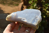 Natural Blue Lace Agate Geode Specimens  x 10 From Nsanje, Malawi - TopRock