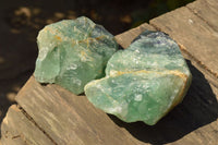 Natural Cobbed Watermelon Fluorite Specimens  x 4 From Uis, Namibia - TopRock