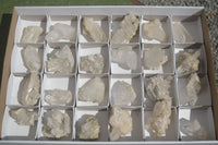 Natural Small Clear Quartz Crystals & Clusters  x 24 From Zambia - Toprock Gemstones and Minerals 