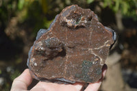 Natural Rare Torbernite & Drusy Quartz On Hematite Ironstone Matrix Specimens x 2 From Congo