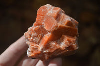 Natural New Sunset Orange Calcite Specimens  x 12 From Spitzkop, Namibia